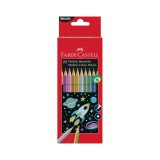 Faber-Castell: Színes ceruza készlet 10db-os fémes színek
