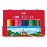 Faber-Castell: Színes ceruza szett fém dobozban 36db-os