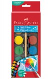 Faber-Castell: Vízfesték 12db-os szett 30mm-es korongokkal