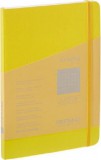 Fabriano Ecoqua Plus 80 lapos A5 pontrácsos notesz - Sárga