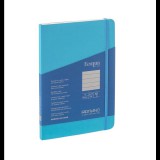 Fabriano Ecoqua Plus 80 lapos A5 vonalas notesz - Türkiz (19621011)