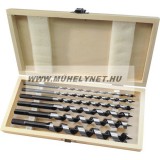 fafúró készlet 6 db-os fa dobozban.Extol Prémium