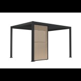 Fahatású oldalárnyékoló pergolához, U Design, 4 m