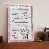 FÁK ALATT - LILA Ajándék tábla