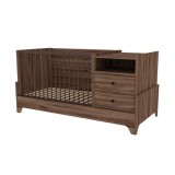 Faktum Nest Walnut Kombi babaágy (4 doboz) - mogyoró