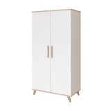 Faktum szekrény Flip White and Oak 2 osztású