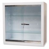 Fali fém gyógyszerszekrény 60x30x60 cm