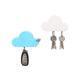 Fali kulcstartó, kulcsakasztó (mágneses, felhő alakú)