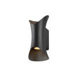 fali lámpa, fekete, 2700K melegfehér, CRI 80, 60°, SLV Modela 1007808