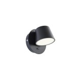 Fali lámpa, fekete, 3000K melegfehér, beépített LED, 768 lm, Redo Shaker 01-1739