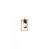 Fali lámpa, fekete, E27, Redo Smarterlight Timber 01-1663
