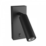 Fali lámpa, kapcsolóval, fekete, GU10, SPECTRUM LED SLIP003040