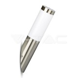 Fali lámpa rozsdamentes acél test ferde elhelyezéssel