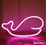 Fali LED-es neon világítás (bálna) x
