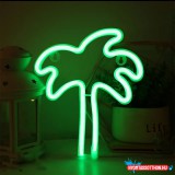 Fali LED-es neon világítás (egyenes pálma) x