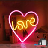 Fali LED-es neon világítás (Love Szívecske) x