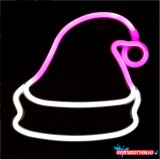 Fali LED-es neon világítás (Mikulás sapka) x