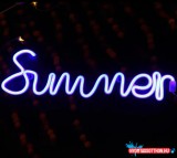 Fali LED-es neon világítás (Summer felirat)