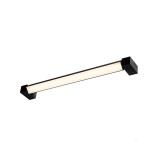 Fali/mennyezeti lámpa, 180°-ban forgatható, fekete, 3000K melegfehér, 1600 lm, CRI 80, 110°, SLV Long Grill 1001020