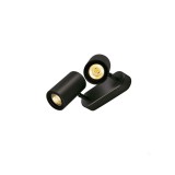 Fali/mennyezeti lámpa, dupla, fekete, GU10, SLV Enola_B 152020