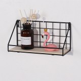 Fali polc 29.5 cm, fekete