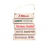 Fali tábla dekoráció - Otthon 16 cm