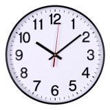 Falióra, 34 cm, OFFICE PRODUCTS, fekete keret (D341105)