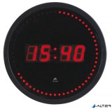 Falióra, LED kijelzős, 30 cm, ALBA 'Horled', fekete