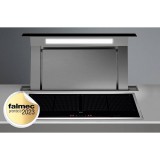 FALMEC DOWN DRAFT 90 FEKETE Pultba építhető páraelszívó (MOTOR NÉLKÜL)