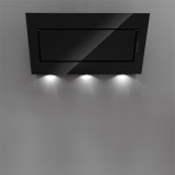 Falmec Quasar Evo Glass 1200 fekete fali páraelszívó