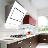 Falmec Quasar Evo Glass 900 fehér fali páraelszívó