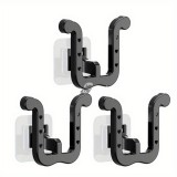 Falra szerelhető fehér papucstartó tároló, három rekesszel