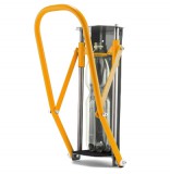 Falra szerelhető palackprés - strapabíró kivitel - antracit/sárga