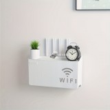 Falra szerelhető router és set top box doboz tároló