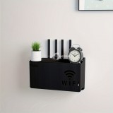 Falra szerelhető router és set top box tároló doboz fehér színben, rendezett kábelezéshez és helytakarékos megoldáshoz