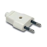 FAMATEL 1001 10A-250V fehér földeletlen dugvilla (1001)