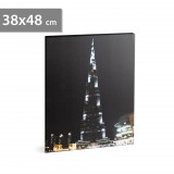 FAMILY 58018J LED-es fali hangulatkép - "Burj Khalifa" - 2 x AA, 38 x 48 cm