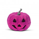 FAMILY 58162D Halloween-i RGB LED dekor - habszivacs tök - lila - 11 cm