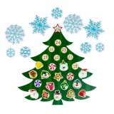 Family Christmas 58635A Karácsonyi öntapadós 3D falmatrica - adventi kalendárium - fenyőfa