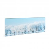 Family Decor 58480A LED-es fali kép - téli táj - 30 hidegfehér LED - 70 x 30 cm