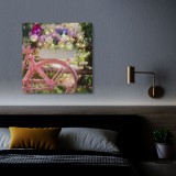 Family Decor 58488A LED-es fali kép - "Bicikli" - 25 RGB LED - 30 x 30 cm
