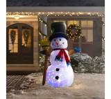 Family Felfújható hóember - 120 cm - IP44 - RGB színes LED - 100 - 240V