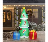 Family Felfújható karácsonyfa - 180 cm - IP44 - 12 fehér LED - 100 - 240 V