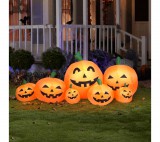 Family Felfújható tök - 230 cm - IP44 - 9 fehér LED - 100 - 240V