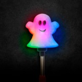 FAMILY HALLOWEEN Halloween-i LED lámpa &#8211; rugós szellem &#8211; elemes 22 cm