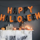 FAMILY HALLOWEEN Halloween-i lufi szett &#8211; &#8220;Happy Halloween&#8221; felirat &#8211; rögzítő szalaggal