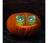Family Halloween-i ijesztő szempár - zöld LED-es - elemes