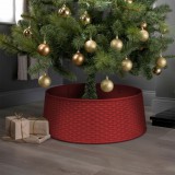 Family Karácsonyfatalp takaró - piros, műanyag - 65 x 23 cm