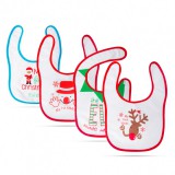 Family Karácsonyi baba előke - 38 x 27 cm - 4 féle