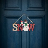 Family Karácsonyi dekor fából - hóember - akasztóval - 17 x 9 cm 58250B